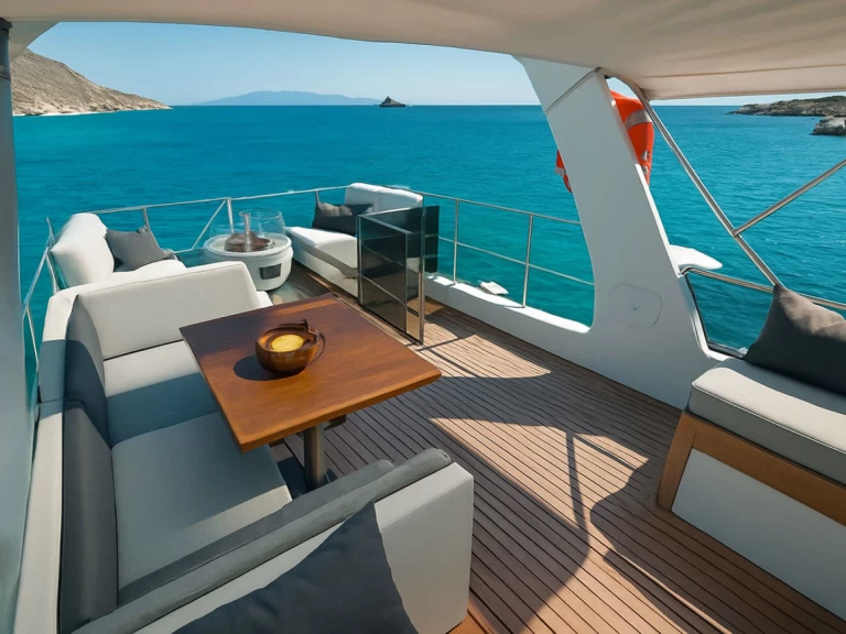 Location à Mykonos (Ville) - Maiora Fly Bridge sur SamBoat