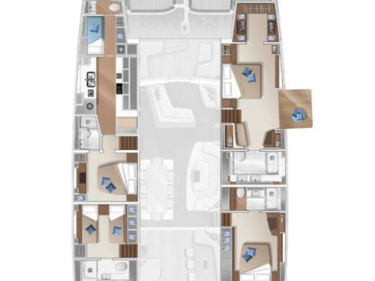 Location bateau Lagoon Lagoon 77 à Ajaccio sur Samboat