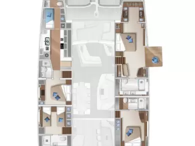 Location bateau Lagoon Lagoon 77 à Ajaccio sur Samboat