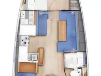 Location bateau Jeanneau Sun Odyssey 410 à Gouviá sur Samboat