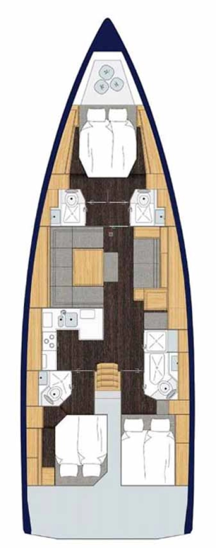 Location bateau Bavaria Bavaria C45 Holiday à Murter-Kornati sur Samboat