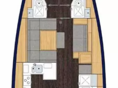 Location bateau Bavaria Bavaria C45 Holiday à Murter-Kornati sur Samboat