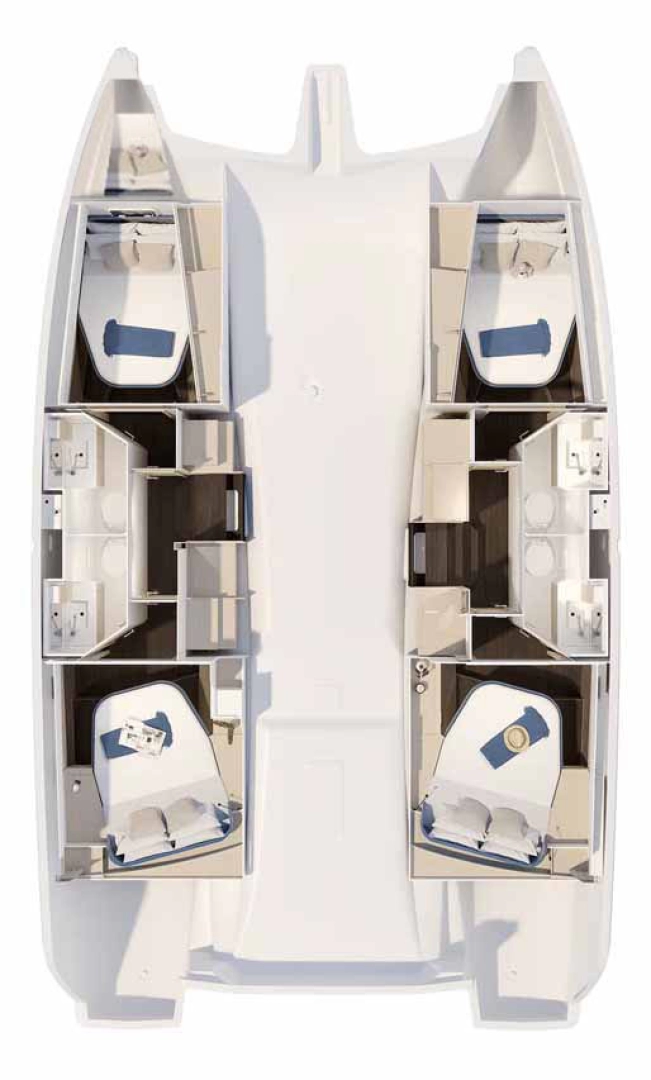 Louez un Fountaine Pajot Fountaine Pajot FP 41 Quatuor 4 à Trogir