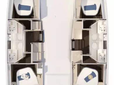 Louez un Fountaine Pajot Fountaine Pajot FP 41 Quatuor 4 à Trogir