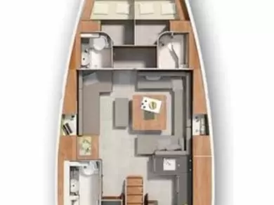 Location bateau Pula pas cher Hanse 455