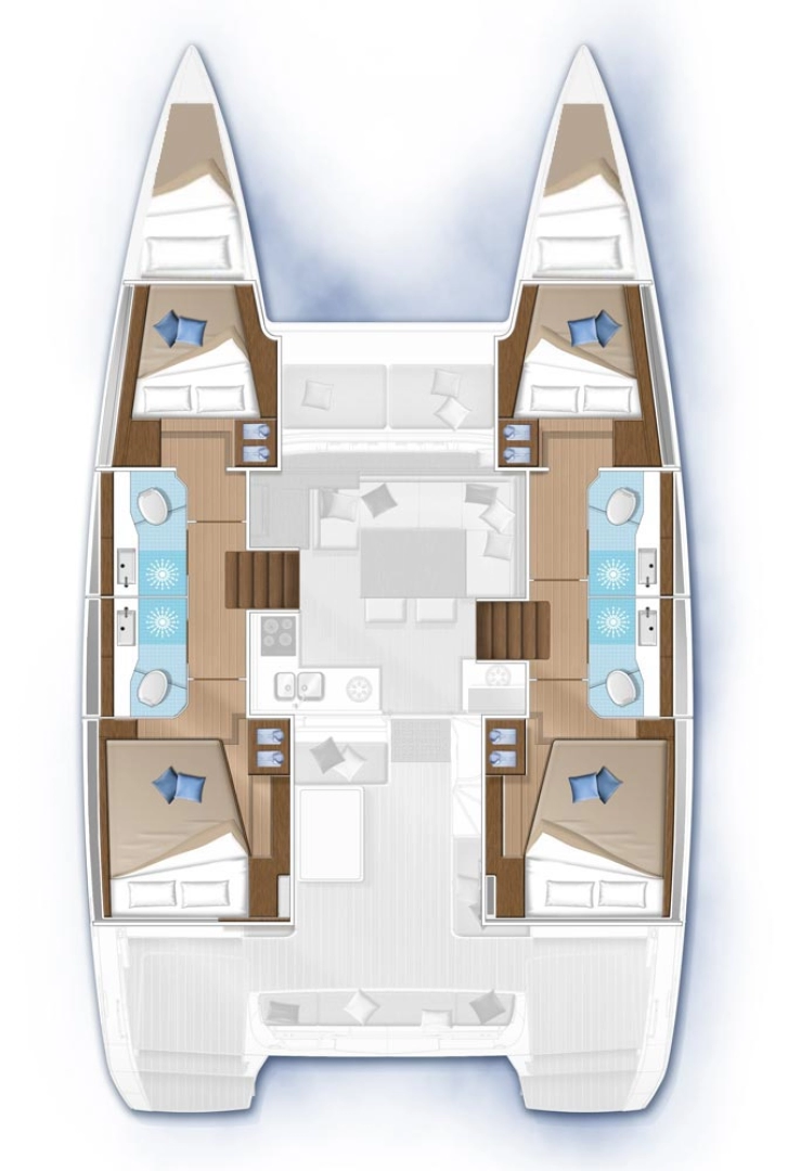 Location à Gouviá - Lagoon Lagoon 40 sur SamBoat