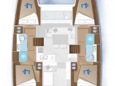 Location bateau Sibenik pas cher Lagoon 40