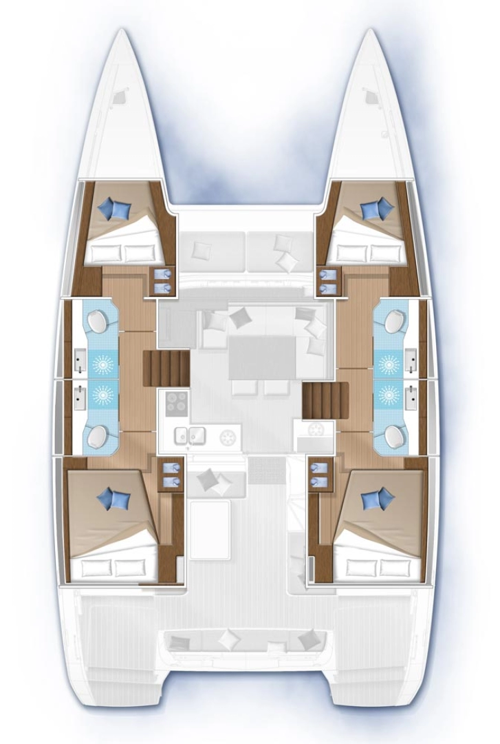 Location Catamaran à Sibenik - Lagoon Lagoon 40