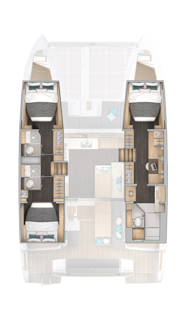 Location bateau Sibenik pas cher Lagoon 43