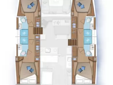 Location Catamaran Lagoon avec permis