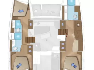 Location Catamaran Lagoon avec permis