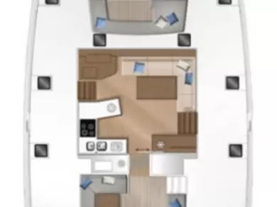 Louez un Lagoon Lagoon 450 F à Sant Antoni de Portmany