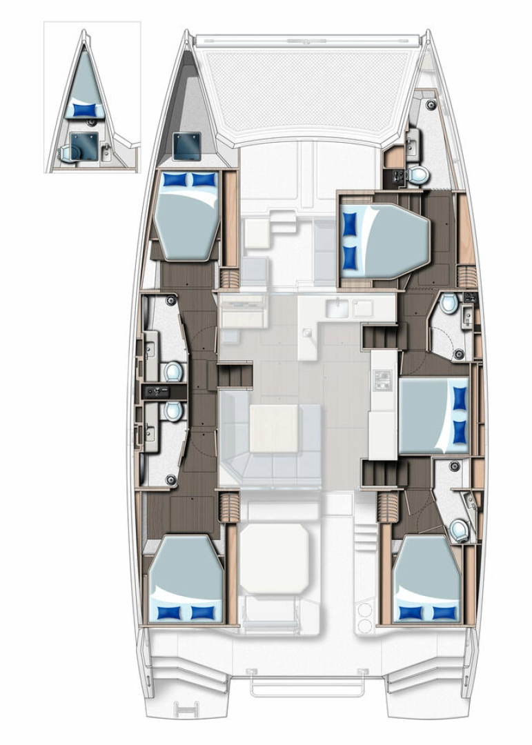 Location Catamaran à Palma de Majorque - Leopard Catamarans / Robertson & Caine Leopard 50 - 5 + 1 cab