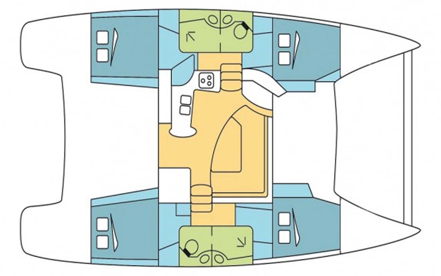 Location bateau Fountaine Pajot Lipari 41 à Skradin sur Samboat