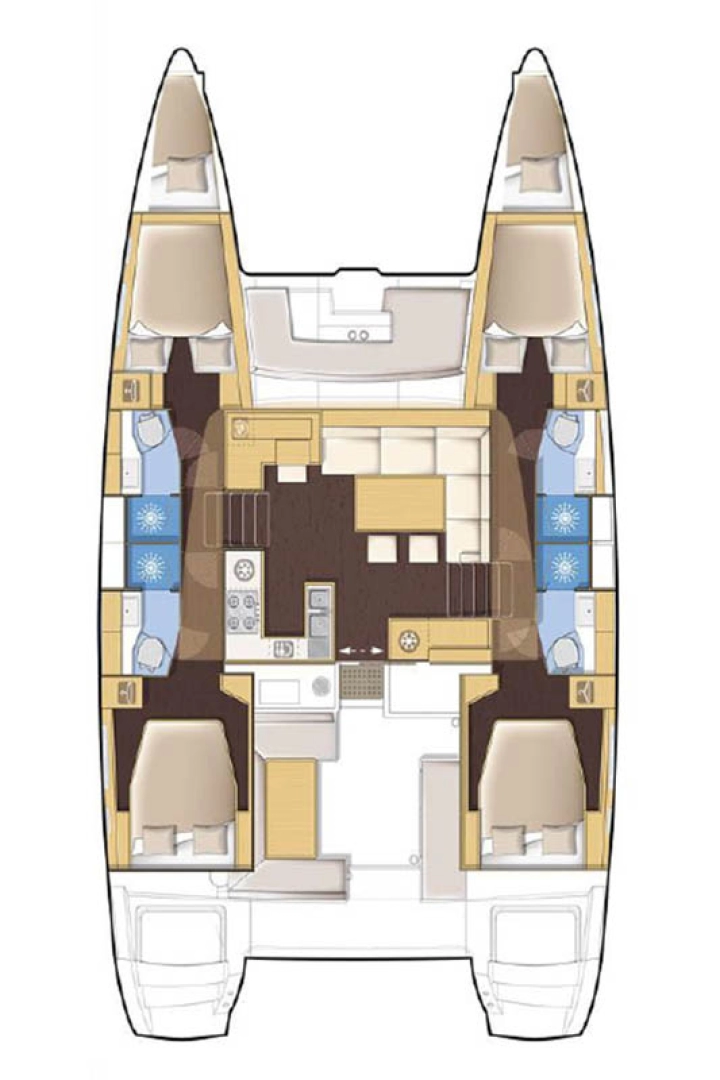 Location Catamaran Lagoon avec permis