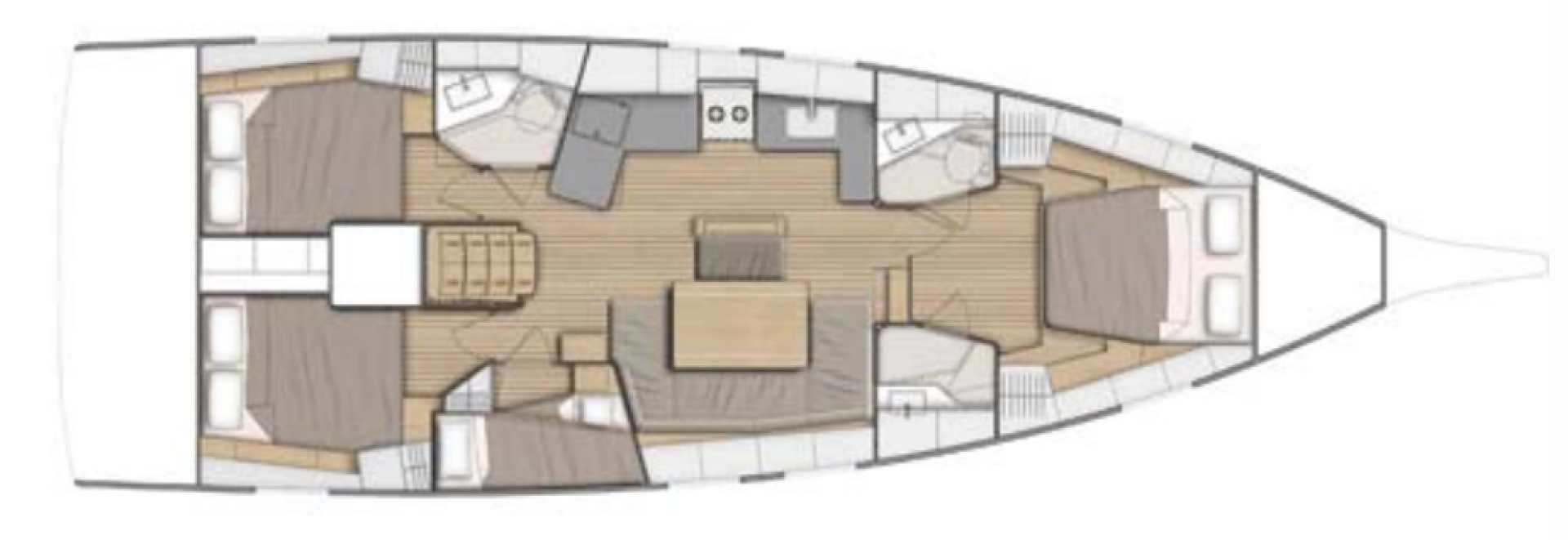 Bénéteau Oceanis 46.1 a louer à Komolac