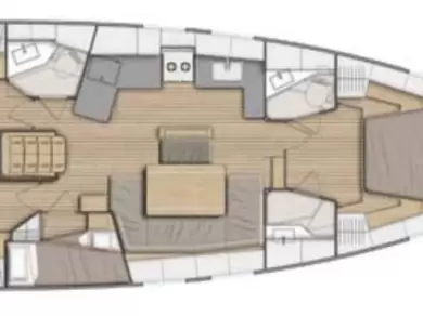 Bénéteau Oceanis 46.1 a louer à Komolac