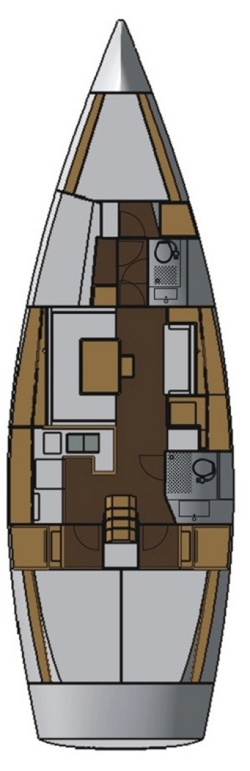 Location bateau Salona Salona 44 à Kaštela sur Samboat
