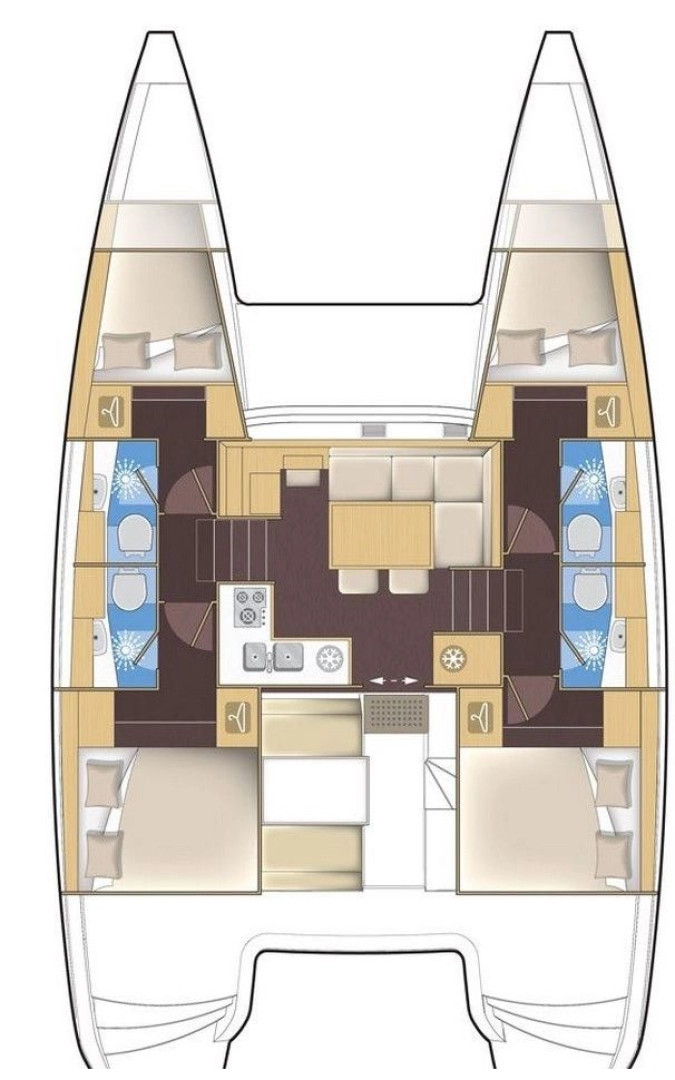 Catamaran à louer à Kos au meilleur prix