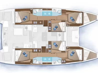 Louer Catamaran avec ou sans skipper Lagoon à Gouviá