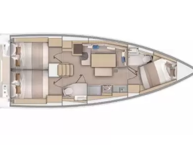 Location bateau Bénéteau Oceanis 37.1 à Skradin sur Samboat