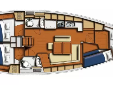 Location à Dème de Vólos - Bénéteau Oceanis 43 sur SamBoat