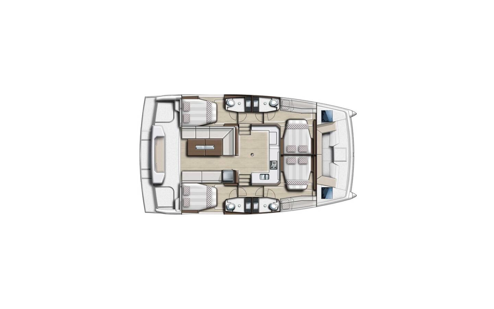 Location bateau Split pas cher Bali Catspace Voile