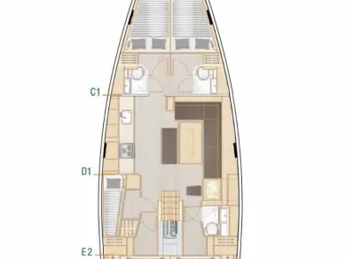 Location Voilier à Seget Donji - Hanse Hanse 508