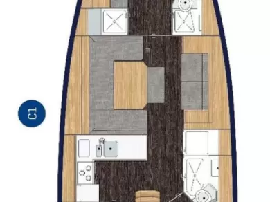 Location bateau Zadar pas cher Bavaria C45