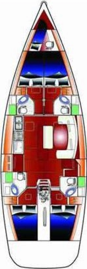 Location bateau Anzio pas cher Cyclades 50.4