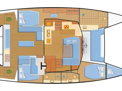 Location à Rogoznica - Fountaine Pajot Elba 45 sur SamBoat