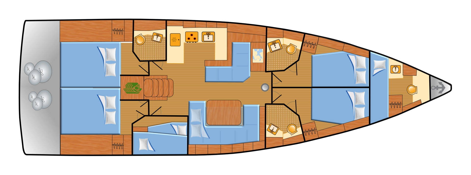 Location bateau Rogoznica pas cher Oceanis 51.1