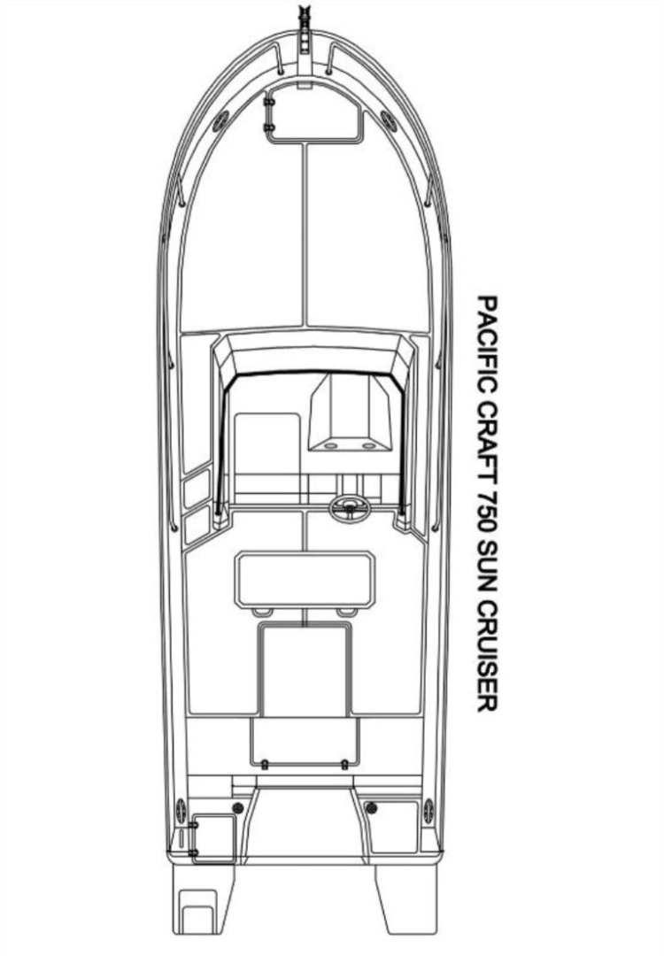 Location bateau Pacific Craft Pacific Craft 750 Sun Cruiser à Pula sur Samboat