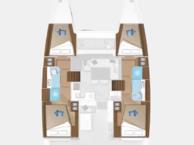 Location bateau Novi Vinodolski pas cher Lagoon 40