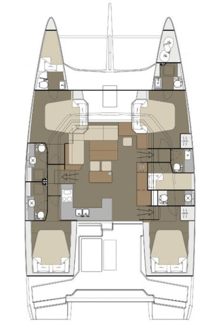 Dufour Dufour Catamarans 48 Sail a louer à Primošten