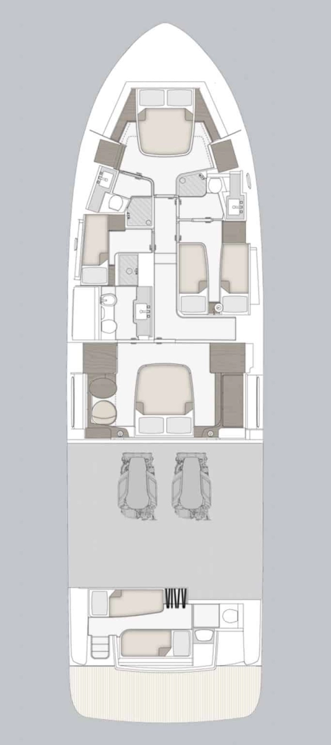 Location à Podstrana - Azimut Azimut Magellano 66 sur SamBoat