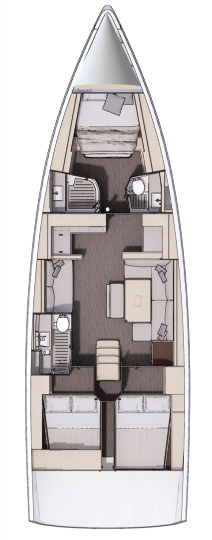Location à Sveti Filip i Jakov - Dufour Dufour 470 sur SamBoat