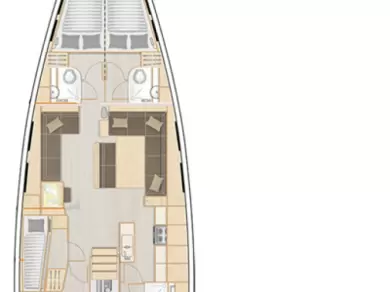 Location bateau Hanse Hanse 548 à Trogir sur Samboat