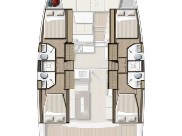 Location Catamaran à Plataniás - Bali Bali 4.2
