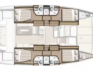 Location Catamaran à Páleros - Bali Bali 4.2