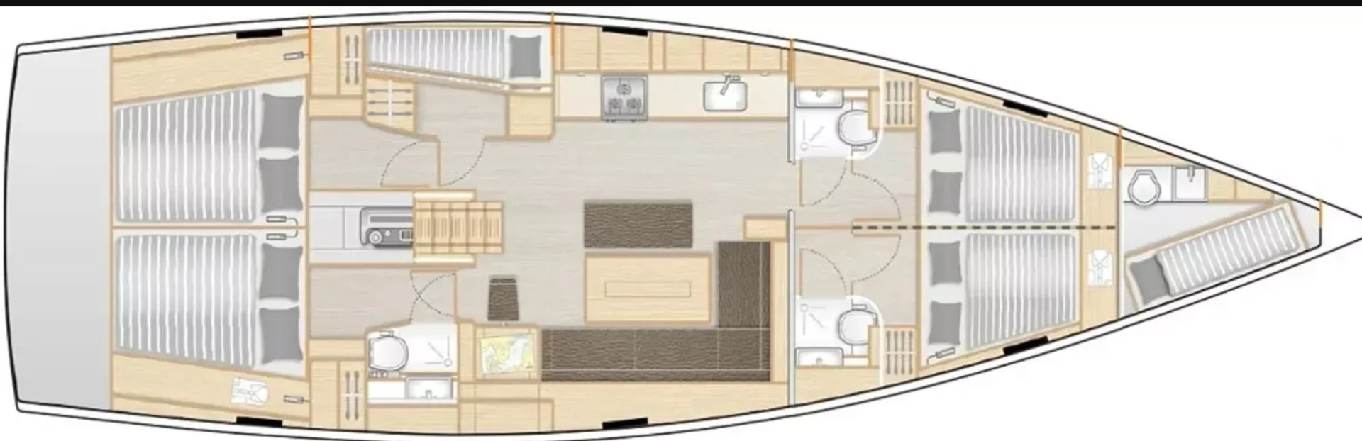 Location bateau Hanse Hanse 508 à Álimos sur Samboat