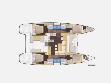 Location Catamaran Lagoon avec permis