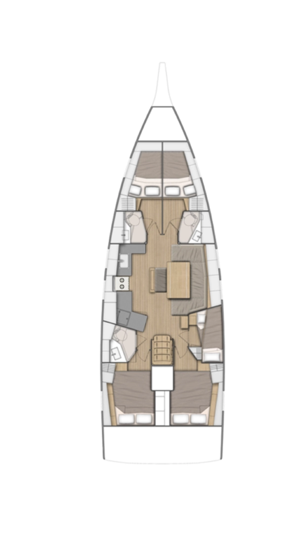 Location bateau Bénéteau Oceanis 46.1 à Álimos sur Samboat