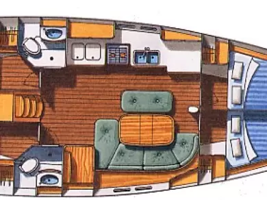 Bénéteau Oceanis 473 Clipper a louer à Lefkáda