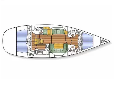 Location bateau Jeanneau Sun Odyssey 49 DS à Lávrio sur Samboat