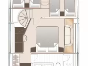 Location bateau Podstrana pas cher Princess Y72