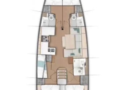Location à Sukošan - Jeanneau Sun Odyssey 490 sur SamBoat