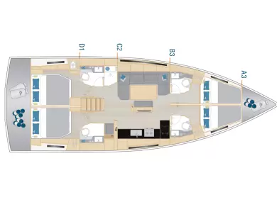 Location bateau Biograd na Moru pas cher Hanse 460