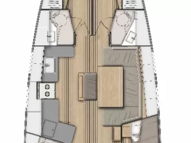 Location bateau Bénéteau Oceanis 46.1 à Rogač sur Samboat