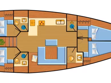 Location bateau Palma de Majorque pas cher Cruiser 45